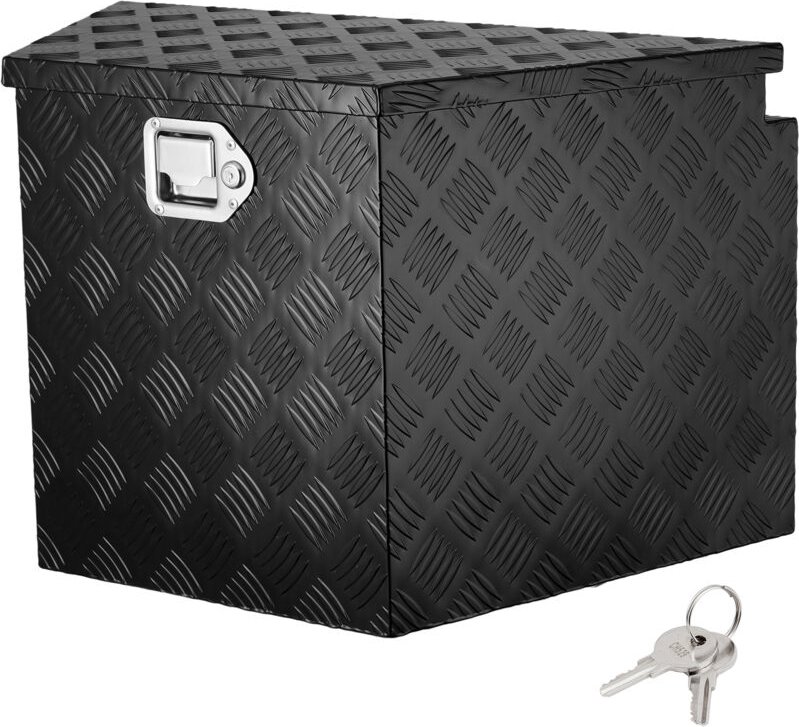 VEVOR Anhänger-Zungenbox Anhängerbox Werkzeugkasten 737 x 410 x 460 mm, Aluminiumlegierung Anhängerbox-Aufbewahrung mit ...