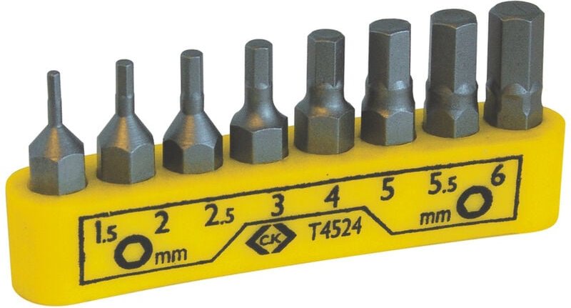 C.k T4524 T4524 Bit-Set 8teilig Innen-Sechskant