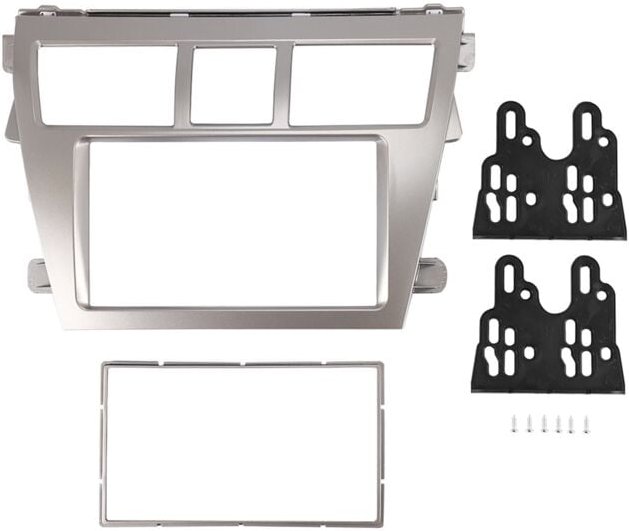 2-DIN-Autoradio-Stereo-Radio-DVD-Player-Rahmenblende für Vios 2007–2012, Belta 2005–2008, Yaris Limousine ab 2006