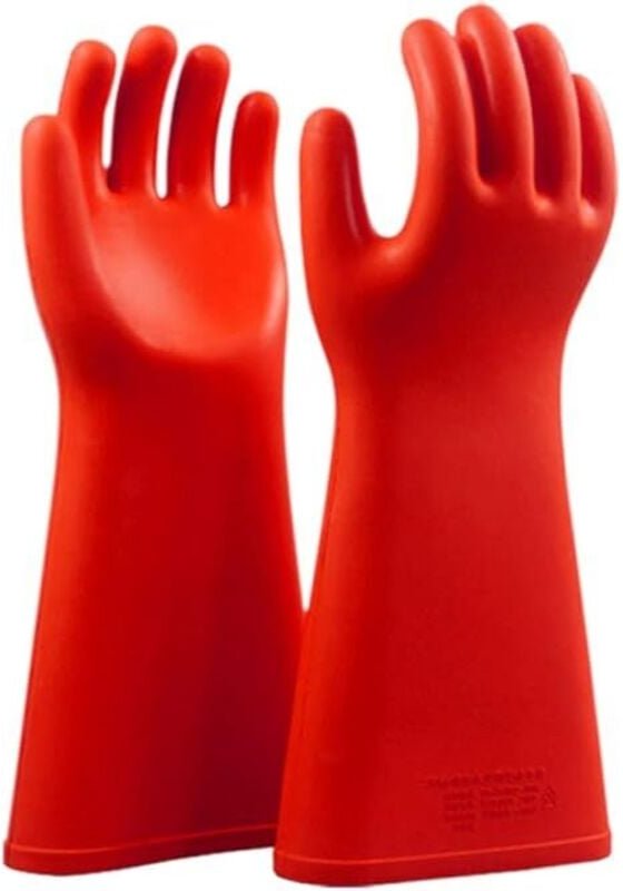 Isolierende Gummihandschuhe für Elektriker, Hochspannung, wasserdicht und isolierend, für Installateure von 12-kV-Hochsp...
