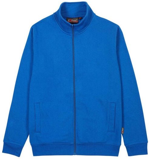 Arbeits-Sweatshirt mit Reißverschluss SOTRA – Königsblau, Packung zu 25 – 3XL