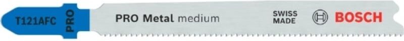 Bosch - pro Metal medium T121AFC Stichsägeblatt 92 mm 3-tlg. - 2608655105