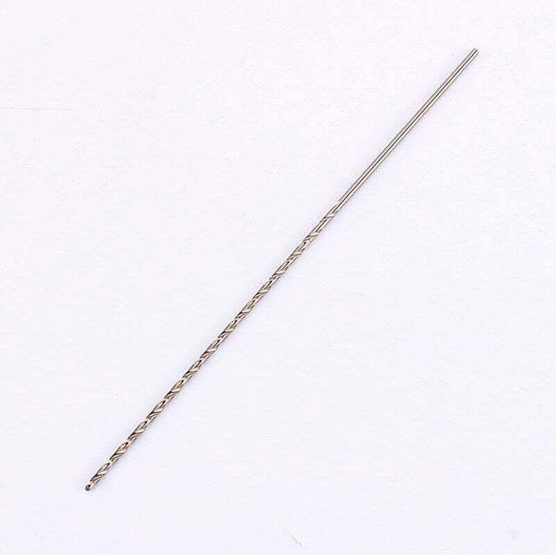 Ulisem 2 mm 160 mm extra langer HSS-Spiralbohrer mit geradem Schaft, konzipiert für Schlaganwendungen. Spiralbohrer