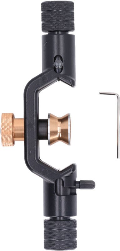 Marhynchus Verstellbarer Doppelkopf-Abisolierer für faseroptische, geschirmte Kabel aus Aluminiumlegierung für Quer- und...