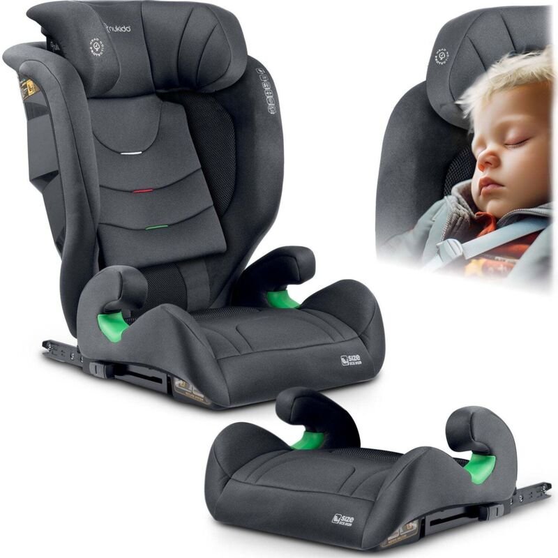 Nukido louis soft autositz grau15 36 kg isofix