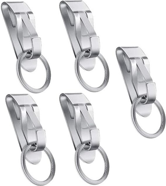 5 Stück Gürtel-Schlüsselanhänger, Herren-Schlüsselanhänger, Motorrad-Gürtelclip-Schlüsselanhänger - Lntyq