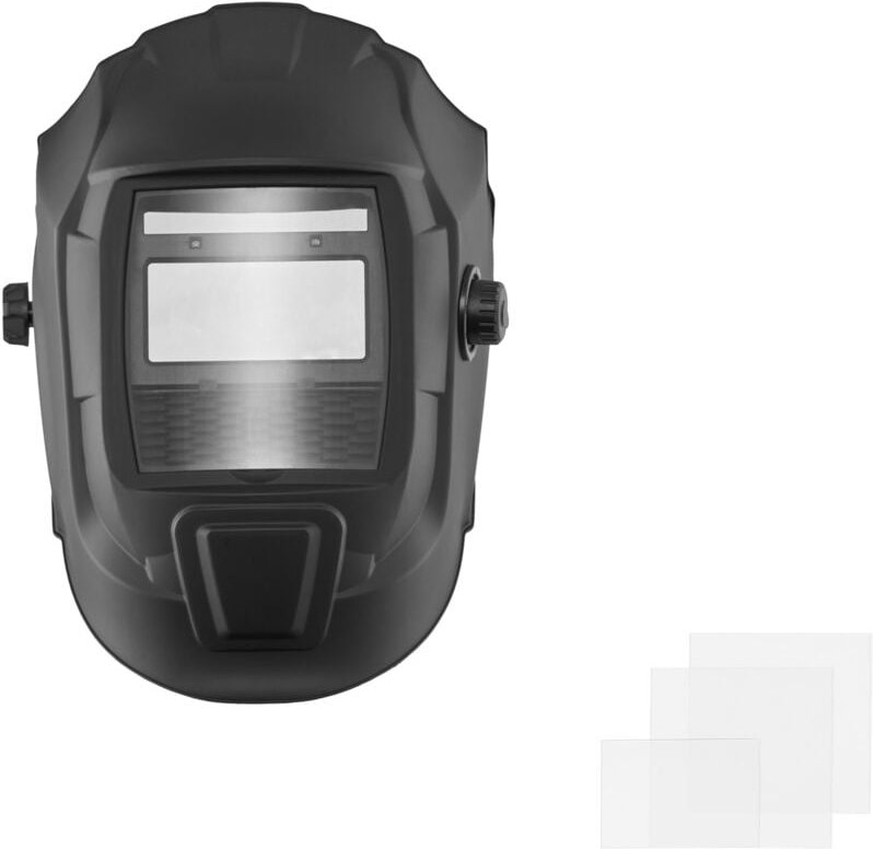 Mophorn Automatischer Schweißhelm, 93 x 42,9 mm True Color Sichtfeld, Solarbetriebene Schweißmaske, 2 Lichtbogensensoren...