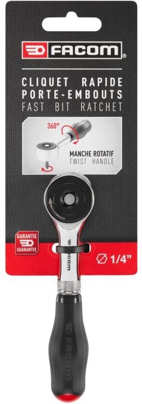 Thumbnail - R.PE360PB Umschaltknarre 1/4' (6.3 mm) 120 mm - Facom