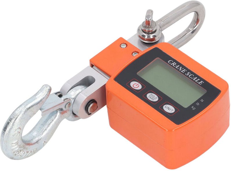 Eosnow Orange Hanging Hook Scale LCD HD Digitale Anzeige Hochgenauigkeitssensor Elektronischer Kran 1102lb 500 kg