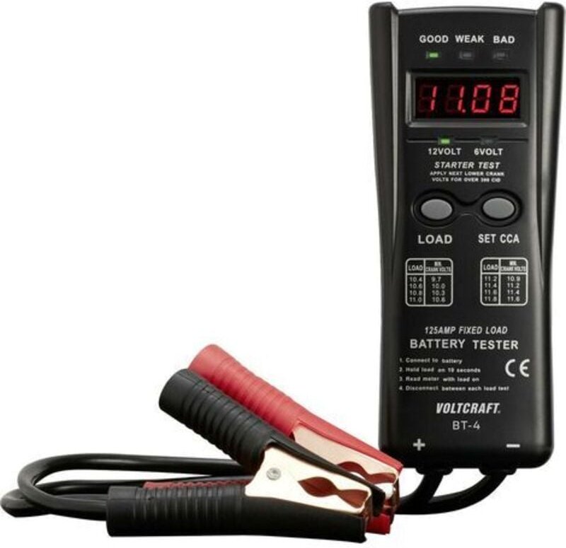 Voltcraft - BT-4 Kfz-Batterietester 175 mm x 75 mm