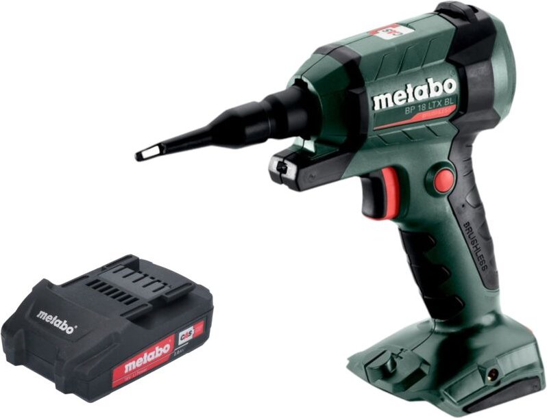 Metabo BP 18 LTX BL Akku Blaspistole 18 V Brushless + 1x Akku 2,0 Ah - ohne Ladegerät