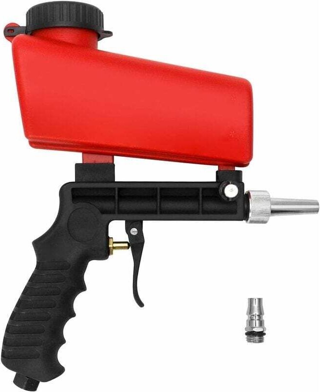 pneumatische Sandstrahlpistole, Sandstrahlmaschine, austauschbare pneumatische Sandstrahldüsen und Schnellkupplung