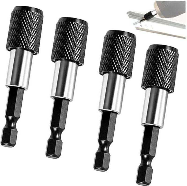 4-teiliger magnetischer Bithalter, 1/4 Zoll 60 mm Schlagschrauber-Bithalter, magnetischer Schraubendreher-Bithalter mit ...