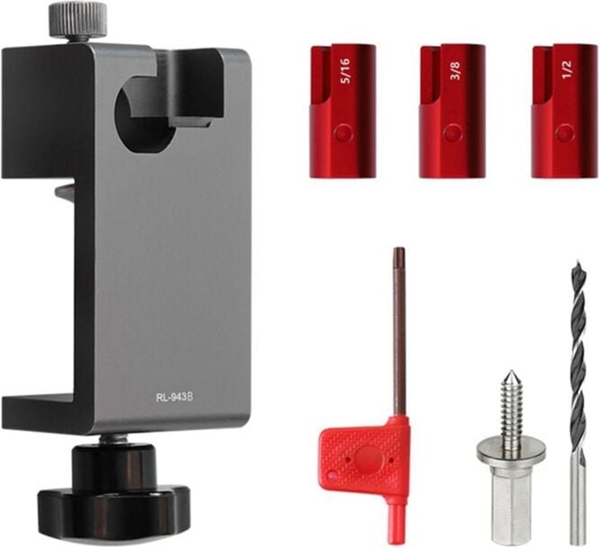 Dübelmacher-Vorrichtung, Zapfen-Dübelschneider mit Legierungsklinge, verstellbarer Bohrführungspositionierer für die Her...