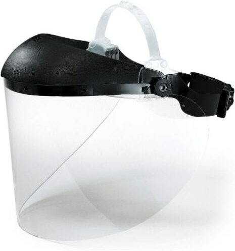 Uvex Visier 9706 - Scheibe frablos - innen beschlagfrei - auf Kopfgröße einstellbar - Maße 540 x 195 x 1,0 mm
