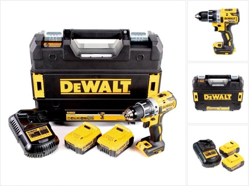 Dcd 791 M2 Akku Bohrschrauber Brushless 18V 70 Nm + 2x Akkus 4,0 Ah + 1x Ladegerät in tstak - Dewalt