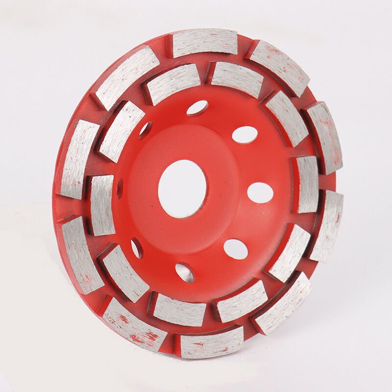 180 x 22,2 mm Doppelreihige Diamantscheibe – Diamantschleifscheibe für Beton, Stein, Granit, Estrich – Universell zum Sc...