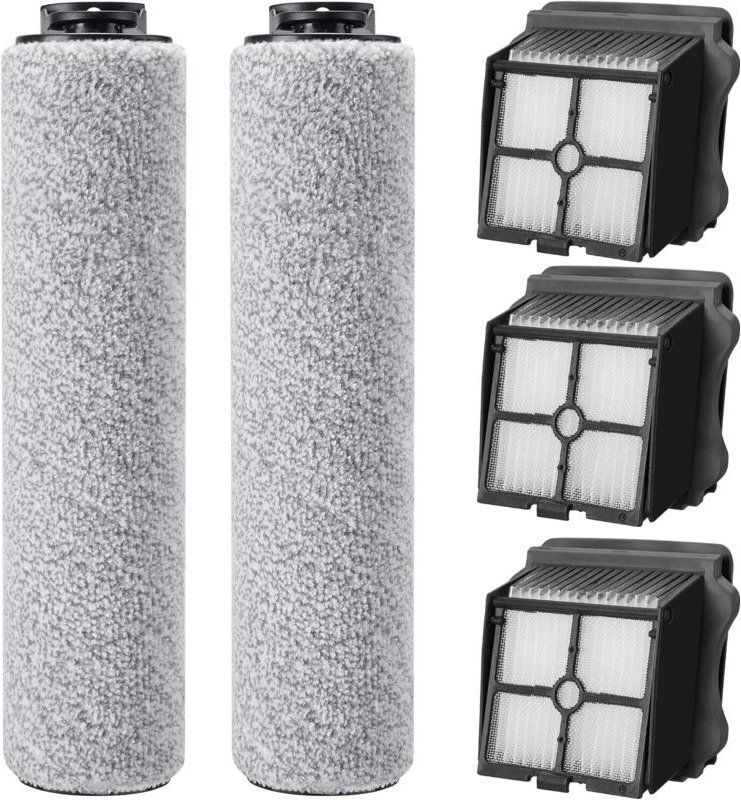 5-teiliges Zubehörset für Tineco iFloor3/Floor One S3 – 2 Bürstenrollen & 3 HEPA-Filter als Ersatzteile