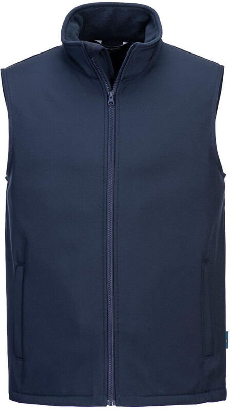 Softshell-Weste Print And Promo (2 Schichten) - XL - Marine - Portwest