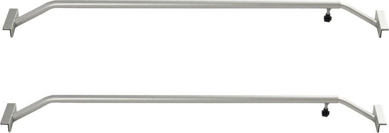 2er Set Alu-Bügel für Anhänger Flach-Planen verstellbar 1065 - 1480mm Planenstütze