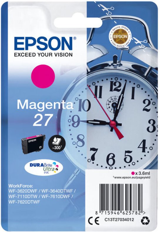 TINTE T2703 - Tinte - Epson - magenta - T2703 - original (C13T27034012)