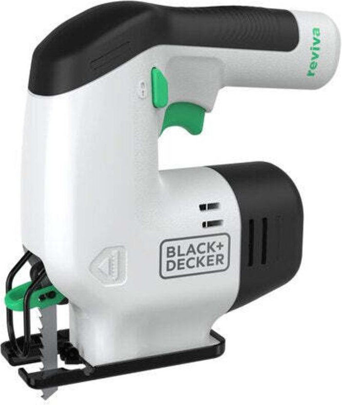 Black + Decker reviva 12V/1,5Ah Li-Ion Akku-Stichsäge, Ladegerät, Karton - REVJ12C-QW