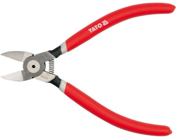 Yato YT-1951, Seitenschneider, ideal zum Schneiden von Kabeln und Drähten, hohe Präzision und Haltbarkeit.