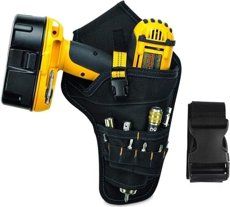 Werkzeugtasche mit verstellbarem Gürtel, robuste Bohrmaschinentasche, Werkstatttasche für die Wartung elektronischer Ger...