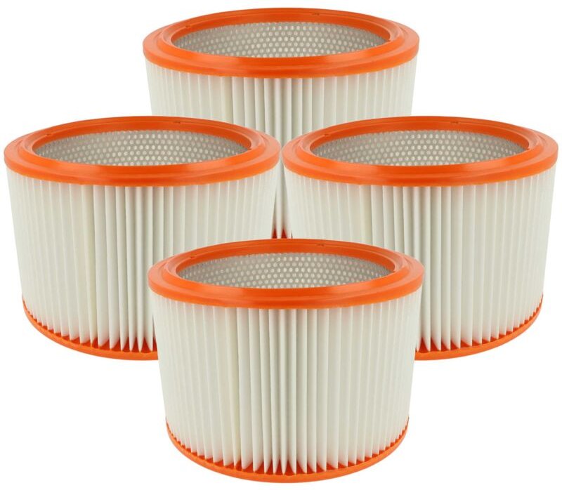 vhbw 4x Lamellenfilter kompatibel mit Nilfisk-Alto Attix 560, 560-21 XC, 560-21 XC MOBILE, 560-2M XC, 560-31 XC, 761-21 ...