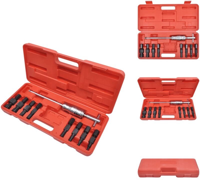 9-teiliges Sacklochlager-Abziehwerkzeug - Autowerkstatt - Handwerkszeug - Abziehhilfe - Sacklochlager - Werkstattbedarf