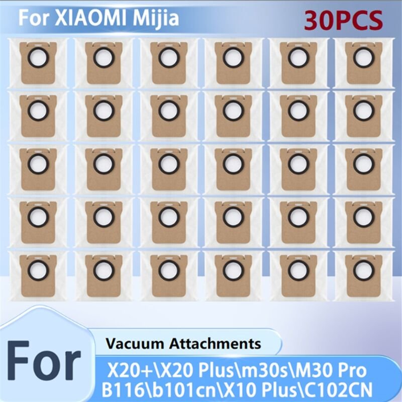 30 Stück Staubbeutel für Roboterstaubsaugerteile