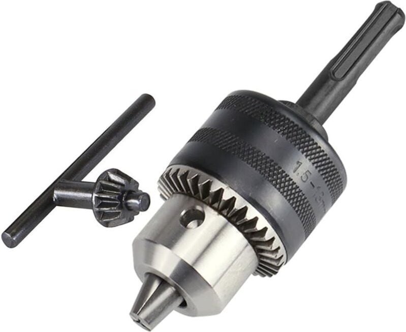 Schnellwechsel-Bohrfutteradapter 1,5–13 mm mit SDS-Plus-Schaft für Schlagbohrmaschinen 1/2–20 UNF Gewindebohrer