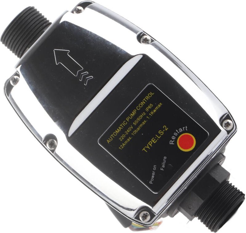 Automatischer Pumpenregler G1-Gewinde IP65-Schutz Leckageerkennung Wasserpumpe Elektronischer Druckschalter 110-230V