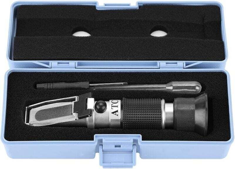 Honigrefraktometer – Imkereibedarf (Zuckergehalt) – Honigkonzentrationsmesser – Ideal für Honig, Ahornsirup und Melasse ...