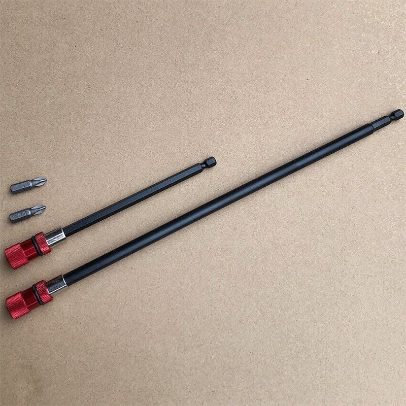 Lntyq 2 Stück magnetischer Bithalter 300 mm 150 mm, Bithalter-Verlängerung, Schraubendreher-Bithalter, langer magnetisch...