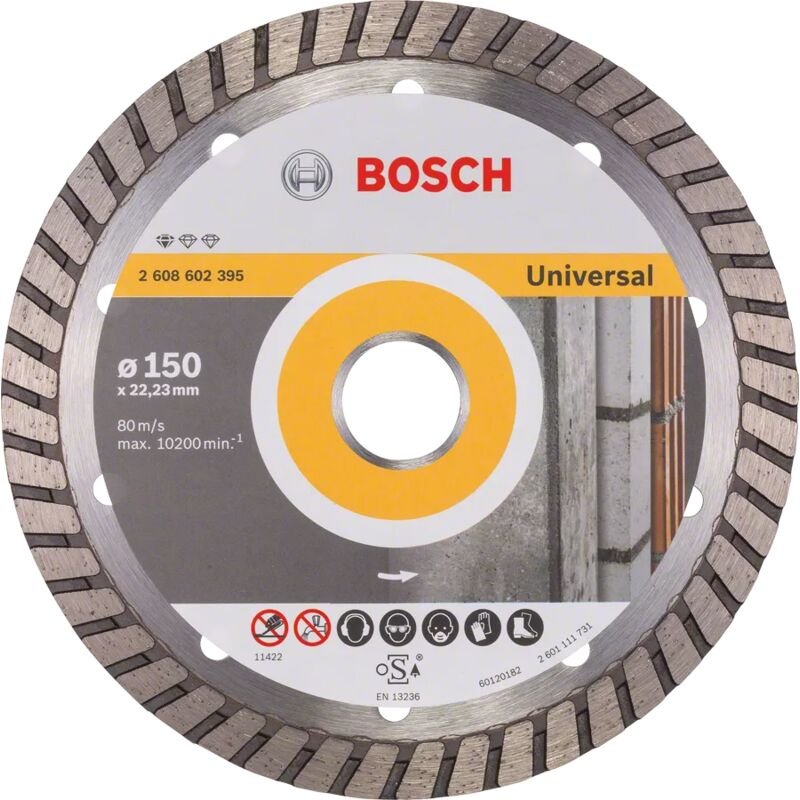 Bosch - Professional dia-ts 150x22,23 Std. Universal Turbo (2608602395)