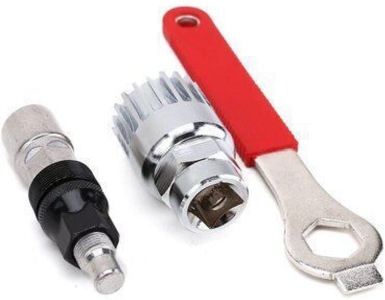 Ahlsen - Fahrrad-Tretlager-Entferner, Fahrrad-Reparaturwerkzeug, MTB-Tretlager-Entferner, mit Schraubenschlüssel,