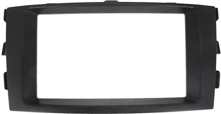 Woosien - 2din Auto Fascia Für 2006-2012 Stereo Blenden Panel Dash Mount Installation Auto dvd Rahmen Kit In-das