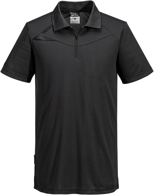 Portwest DX4 Polo Shirt S/S DX410 Gr. M All Black