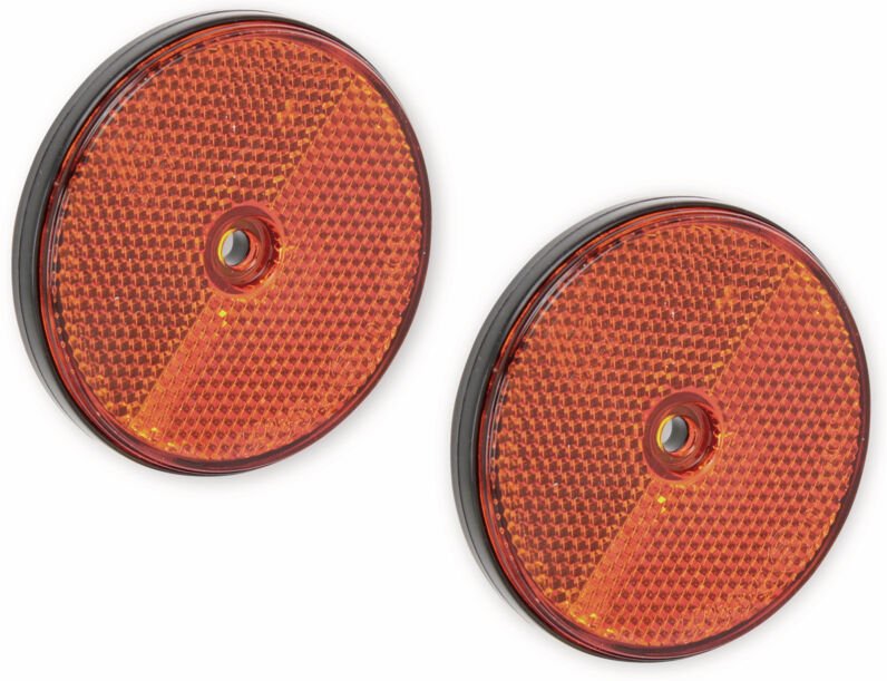FILMER Reflektor, orange, 2-er Set