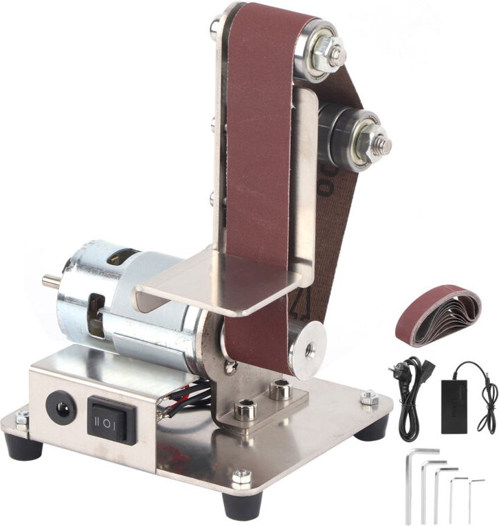 Eosnow 775 Multifunktionsschleifer Mini-Elektrobandschleifer DIY-Polierschleifmaschine 110-240VEU-Stecker