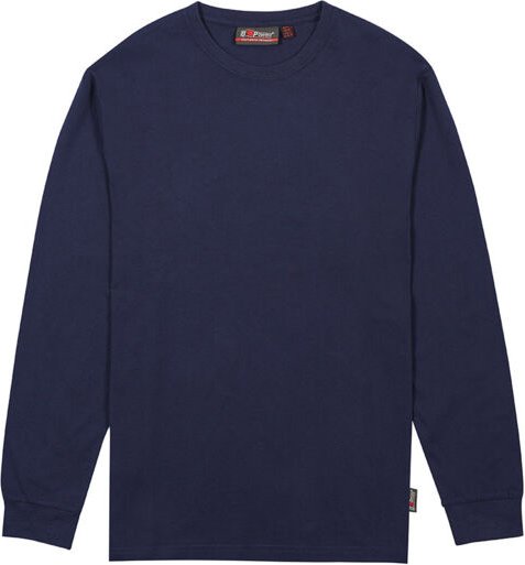 Langarm-Arbeitsshirt RENGA – Marineblau, 30 Stück – 3XL