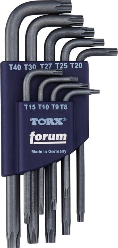 Winkelschraubendreher-Satz für TORX®-Schrauben T8 T9 T10 T15 T20 T25 T27