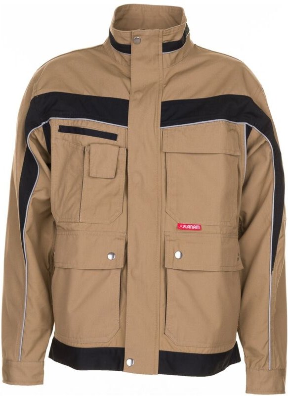 PLANAM 2504060 Plaline Gr.60 Bundjacke sand/schwarz