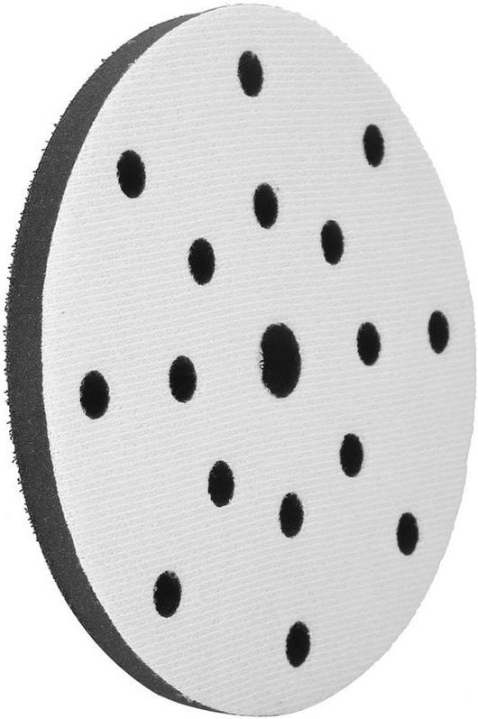 Weiches Schleifpad, 150 mm, weiches Schleifpad, weiches Schwert, Durchmesser 150 mm (17 Löcher)