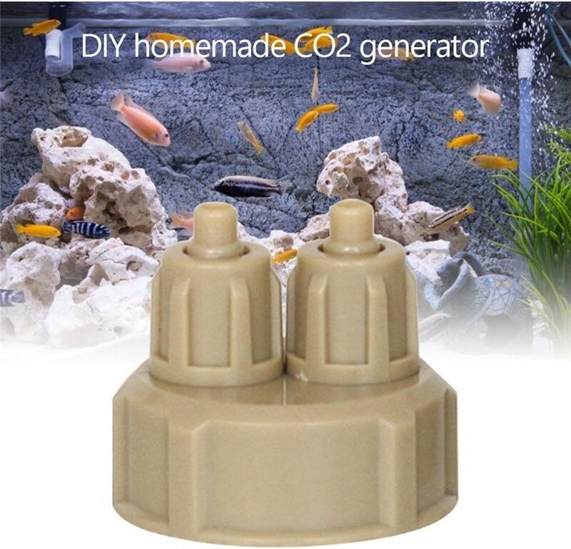 Aquarium-CO2-System-Generator, Flaschenverschluss, Fischtank, Lebendpflanzen-Generator-Werkzeug, Kohlendioxid-Reaktor-In...