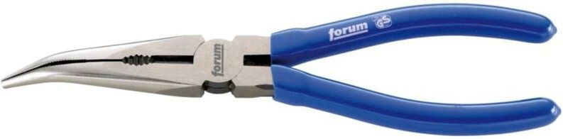 Flachrundzange gebogen 200 mm Forum