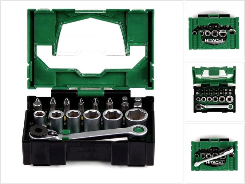 Schrauber Bit-und Ratschen-Set Hikoki 40030020 (24 stücke)