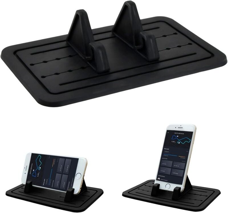 Silikon-Autotelefonhalterung, rutschfest, kompatibel mit allen Smartphones.