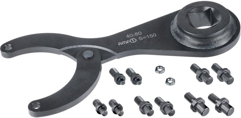 Gelenk-Stirnlochschl.Stz 80-125mm fürDrehmit - AMF